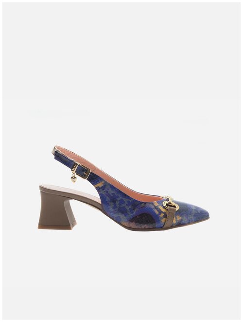 Женские туфли, RENZONI, лето, цвет комбинированный, размер 38