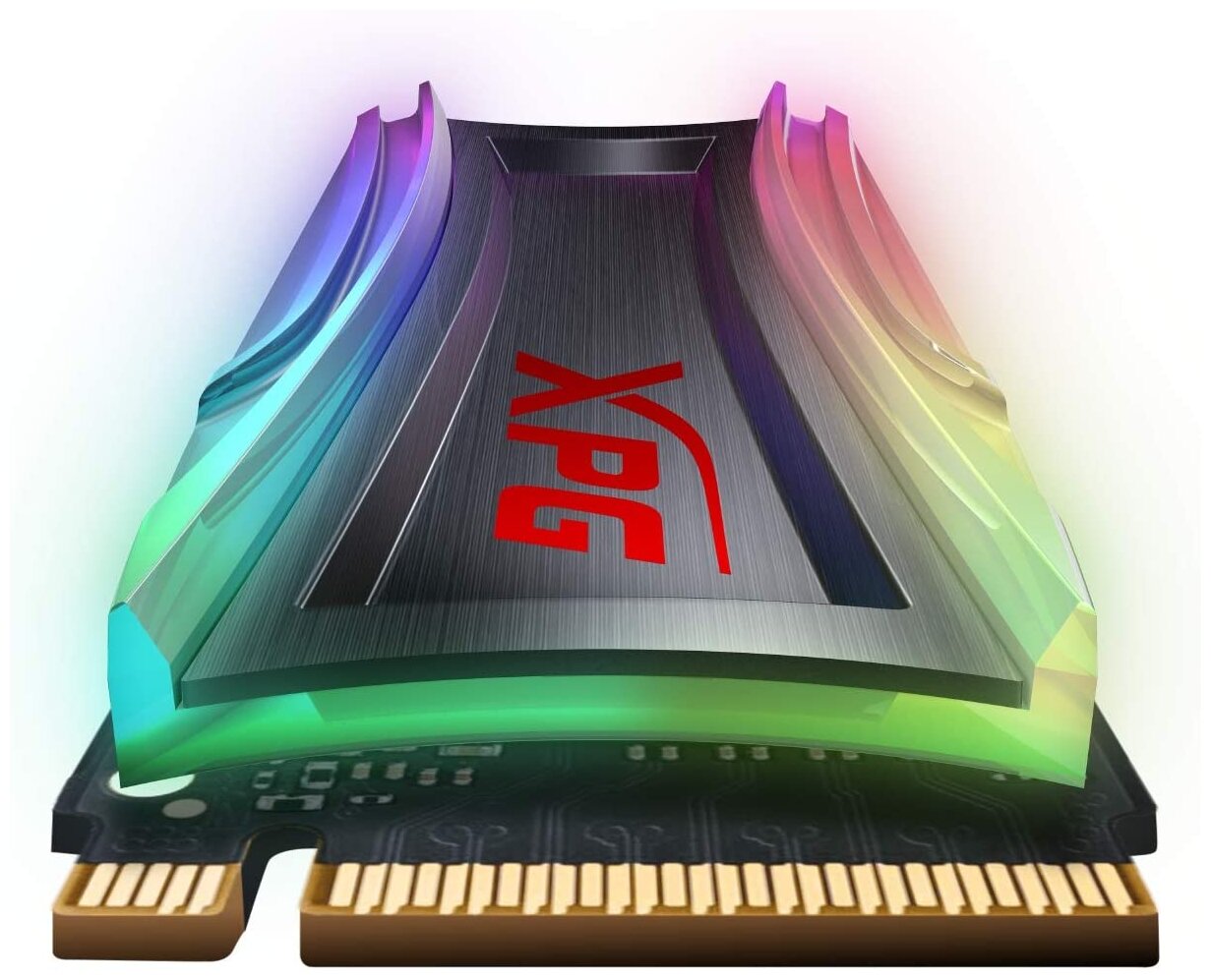 SSD накопитель A-DATA S40G RGB 1ТБ, M.2 2280, PCI-E x4, NVMe - фото №2
