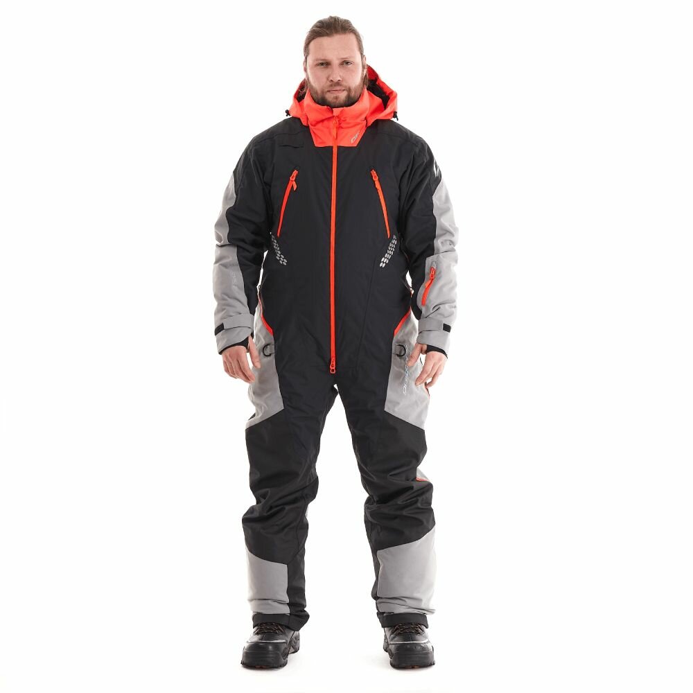 Комбинезон Dragonfly EXTREME 2.0 Man Black - Red - Grey 2024 Утепленный (100) XL