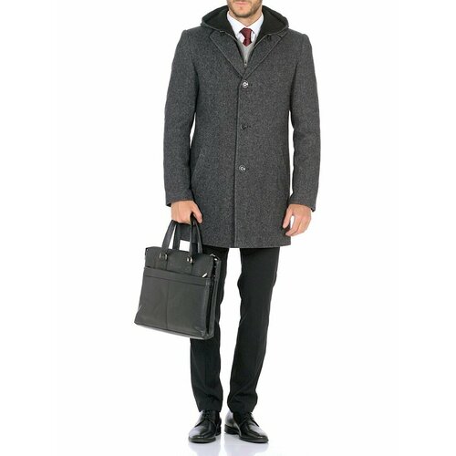 Пальто Berkytt, размер 46/182, серый пальто berkytt размер 182 112 102 серый