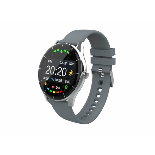 Умные часы HIPER IoT Watch GT, серый/розовый