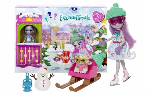 Игровой набор с куклой Enchantimals Сивилла Снежный Леопард HHC21