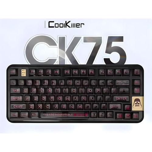 YUNZII Игровая клавиатура беспроводная CoolKiller CK75, (Linear), черный