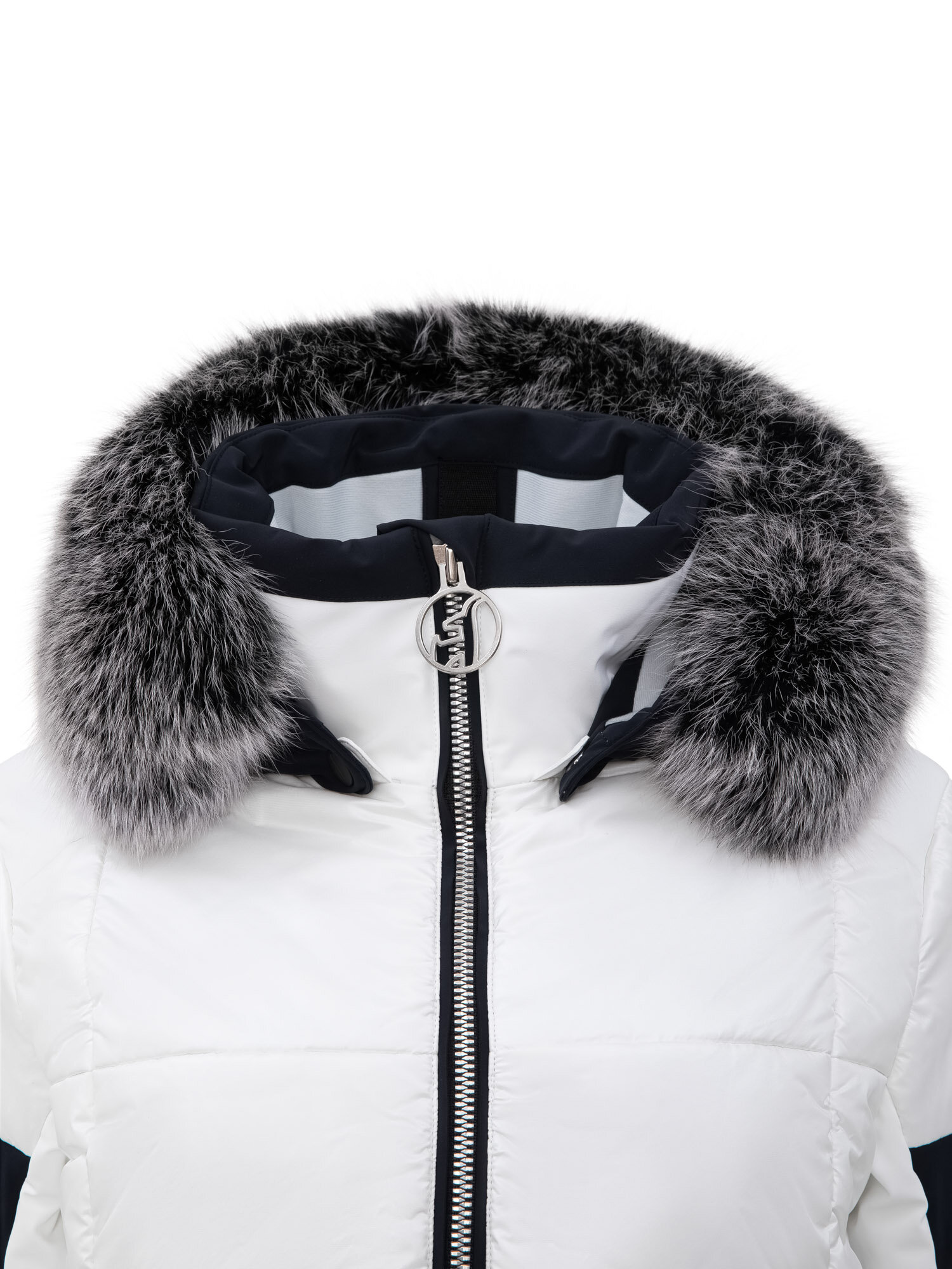 Воротник меховой TONI SAILER Shadowfox Snowtop Black-Bright/White (EU: б/р)