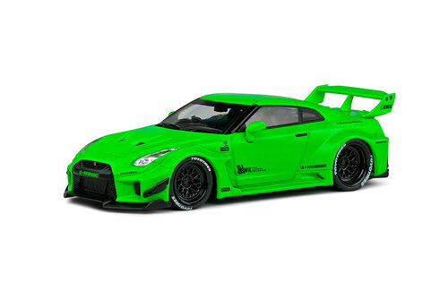 Nissan gt-r (R35) liberty walk body kit lightgreen