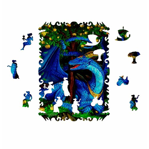 Деревянный пазл 