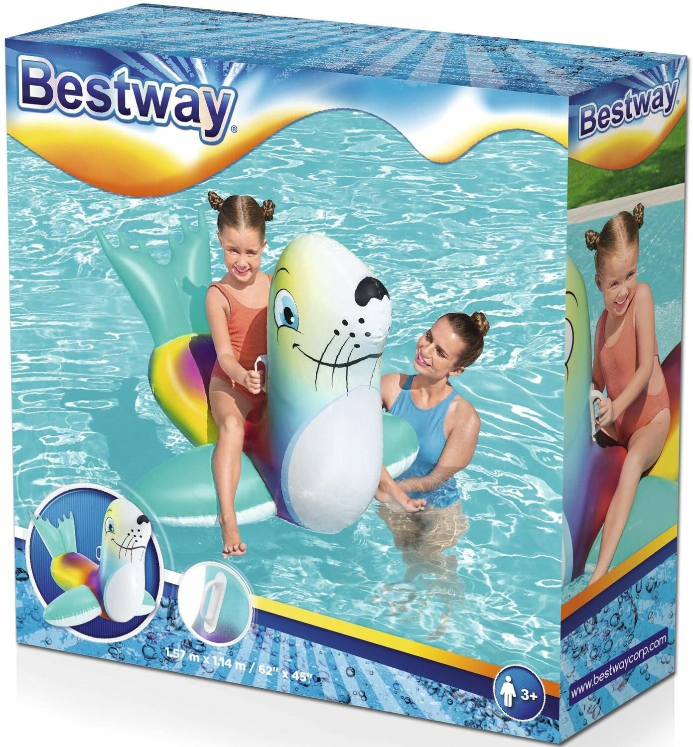 Игрушка надувная Flash seal Bestway 157х114