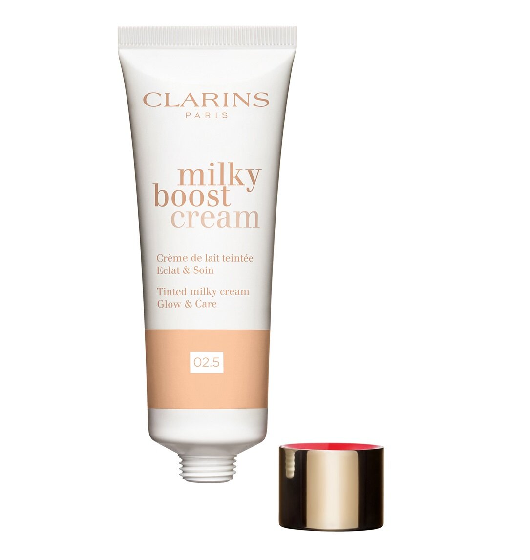 Clarins Тональный крем Milky Boost Cream Glow & Care, 45 мл, оттенок: 03.5