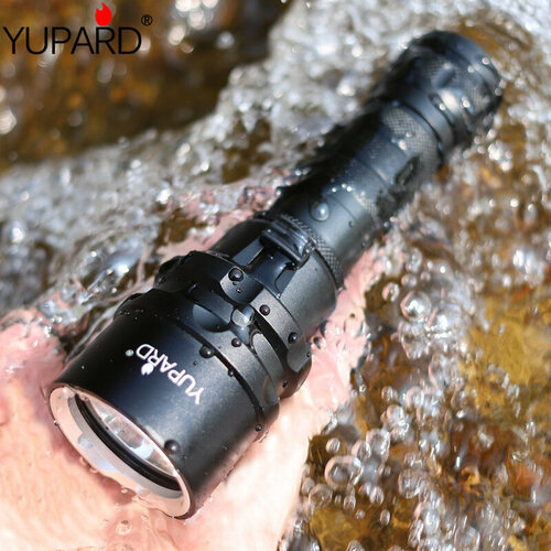 Светодиодный подводный аккумуляторный фонарь Yupard L2 Мал Белый свет подводный фонарик yupard xm l2 светодиодный водонепроницаемый фонарь для погружения с аквалангом заряжаемый 18650 для кемпинга охоты дайвинга