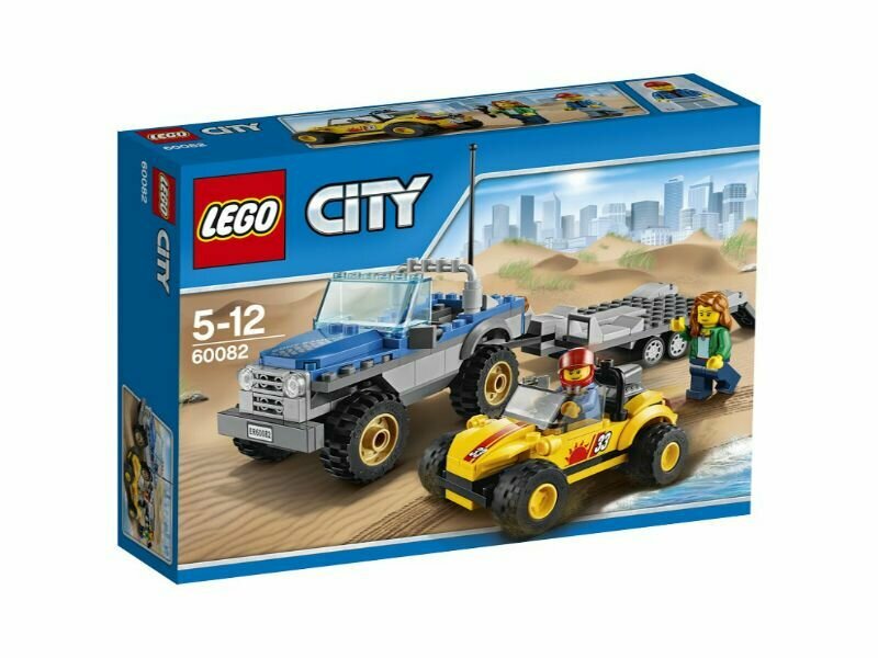 Конструктор LEGO City 60082 Dune Buggy Trailer