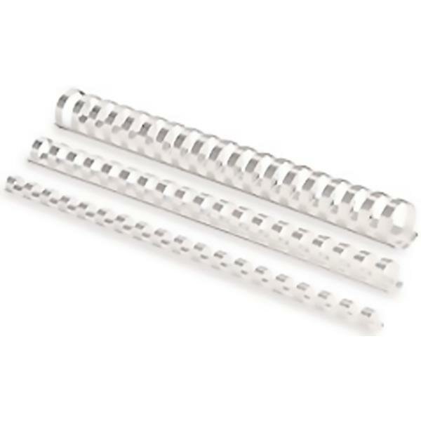 Пружины для переплета пластиковые Fellowes 32 мм, белые, 50 штук в упаковке (FS-53490)