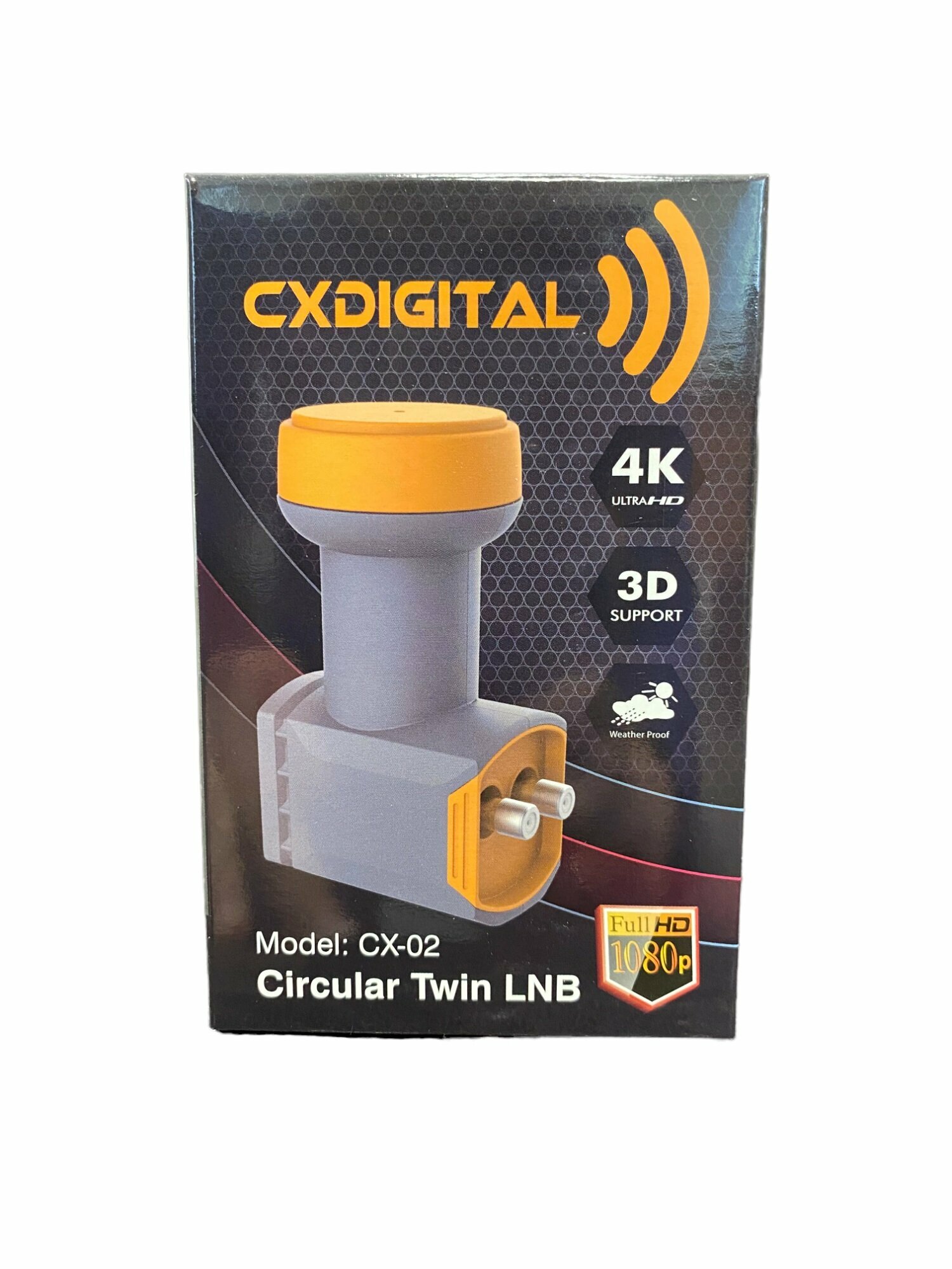Спутниковый конвертер круговой Cxdigital CX-02, 2 выхода для НТВ-Плюс и Триколор