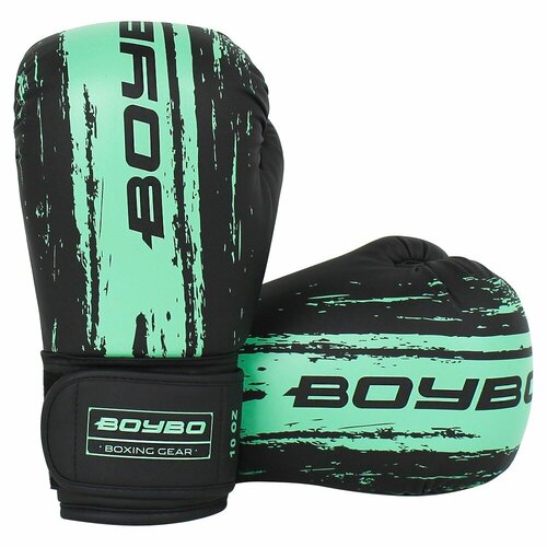 Перчатки боксерские BoyBo Stain, голубой (14 OZ) вкладыш многослойный улитка