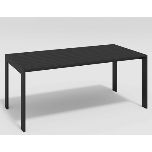 Стол обеденный Gardenini Malia 180x90 темно-серый карбон