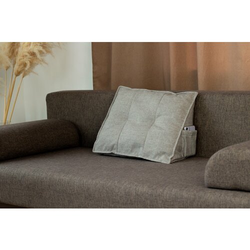 Подушка декоративная серая 2000₽