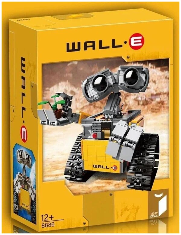 Конструктор Валли/ Робот Валли (Wall E)/ 687 деталей/ 8886