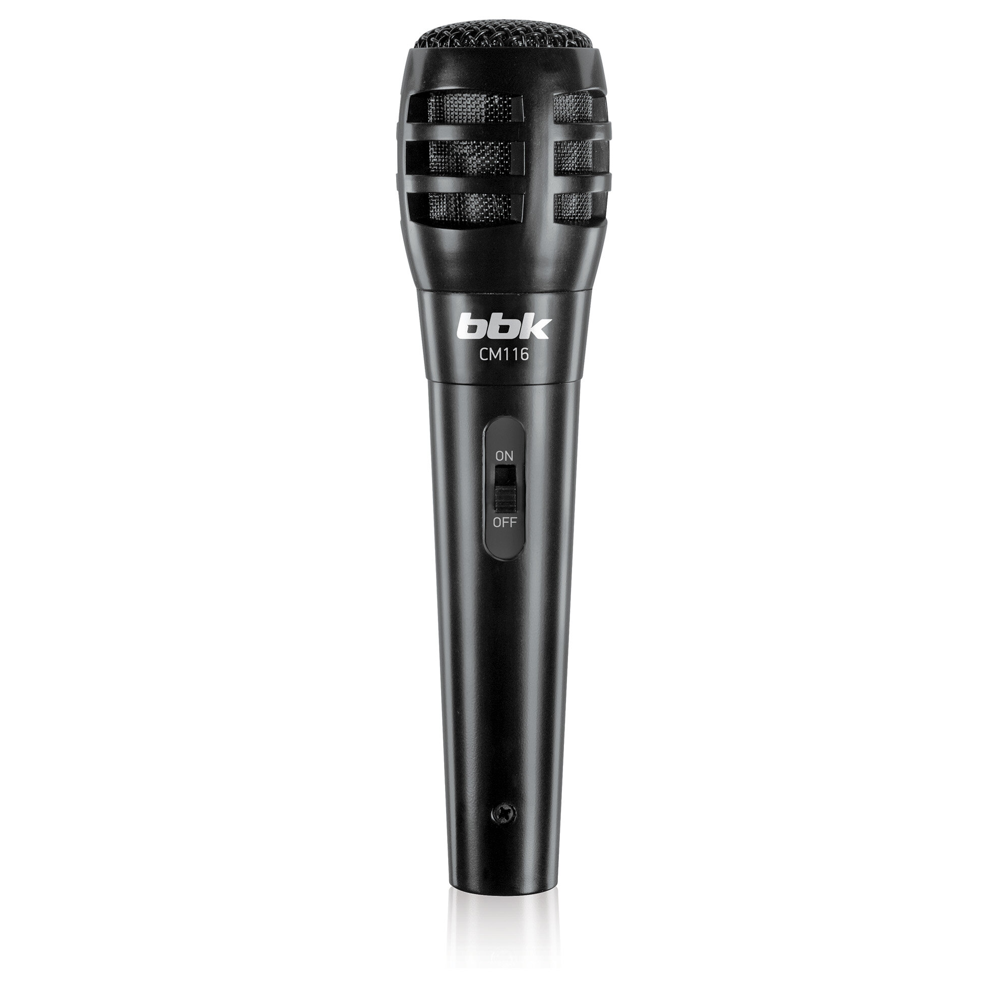 Микрофон проводной BBK CM116 2.5м черный
