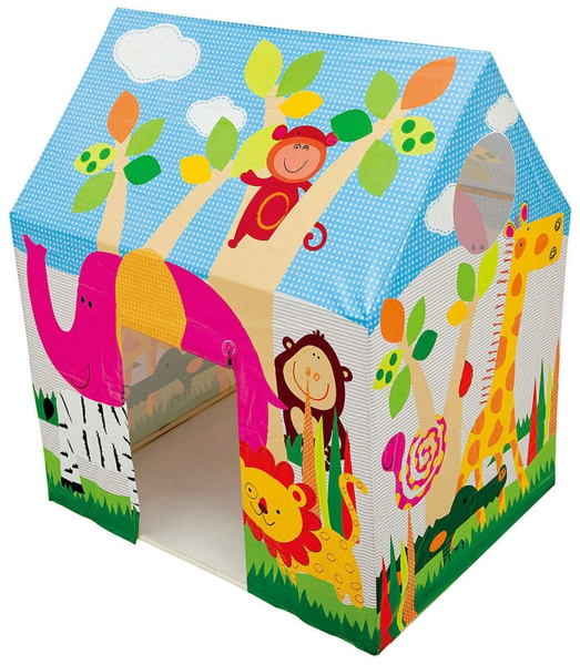 фото Игровой центр Каркасный домик Intex Забавный Коттедж, 95х75х107 см, артикул 45642