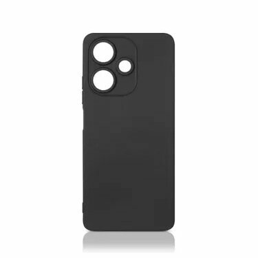 Чехол матовый для Xiaomi Poco M6 4G/Xiaomi Redmi 13 (Сяоми Поко М6 4Г/Редми 13), черный