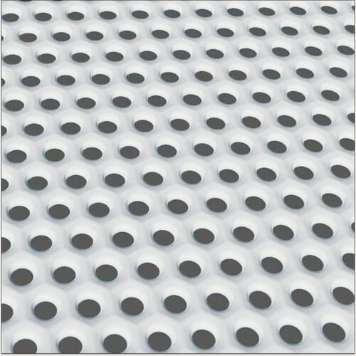 Изображение товара Вентиляционная решетка без рамки лист перфорированный 100х100 (ШхВ) мм металлический белый ExDe