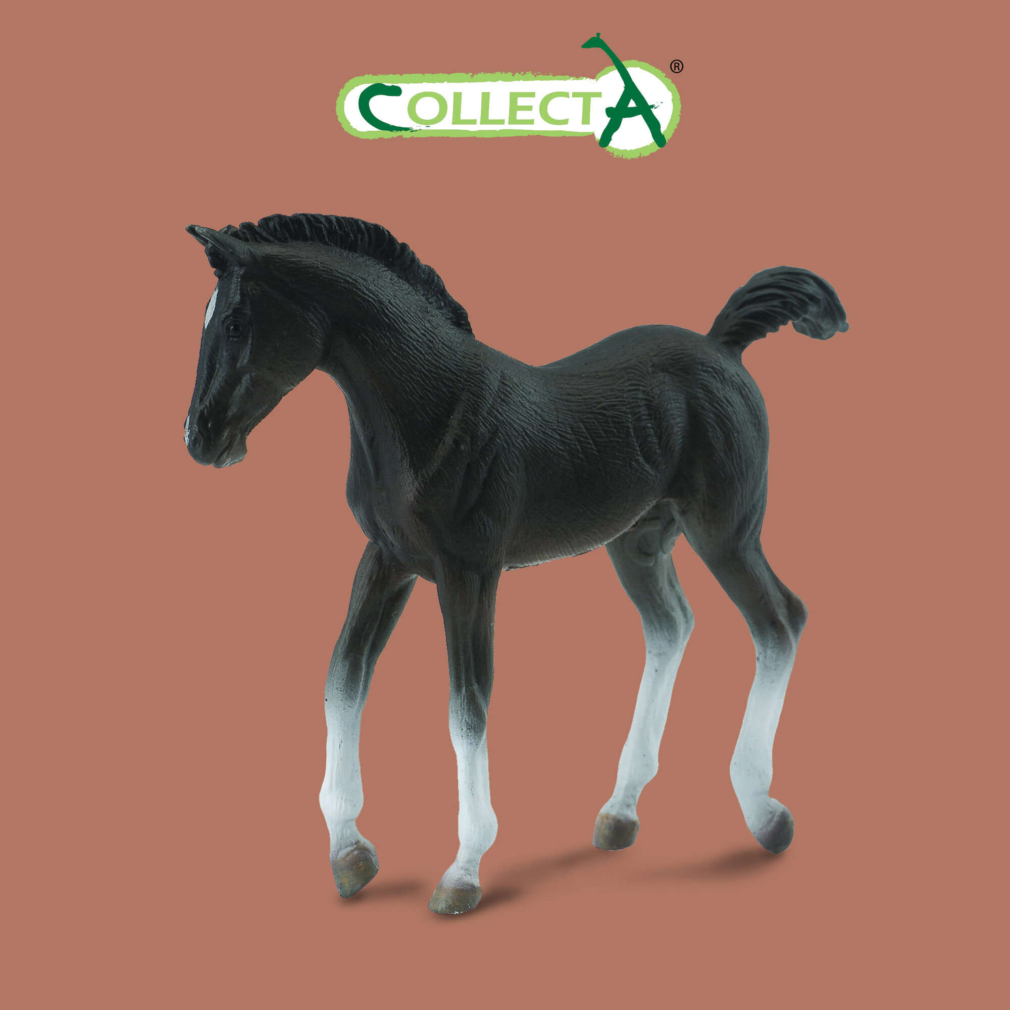 Collecta Фигурка Жеребенок Теннессийский Черный 88452b с 3 лет