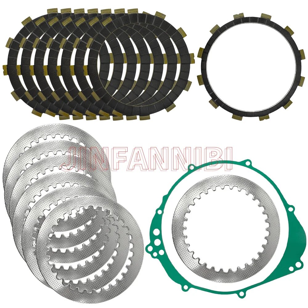 Комплект фрикционных пластин сцепления для Yamaha YZFR1 YZF R1 1998 1999 2000 2001 2002 2003