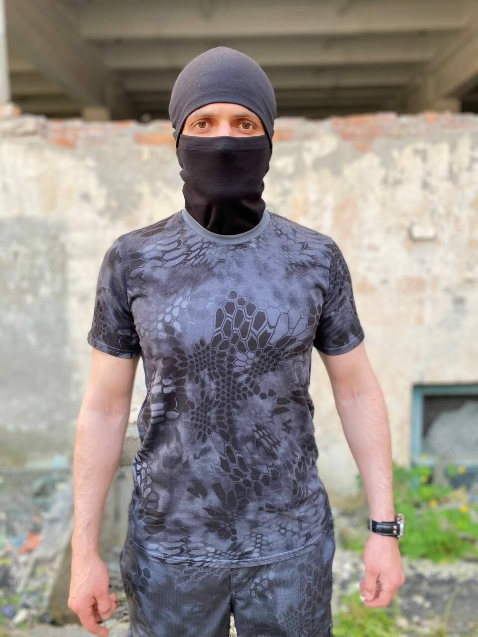 Футболка спортивная ГОРЕЦ, размер 50, черный — фото 1