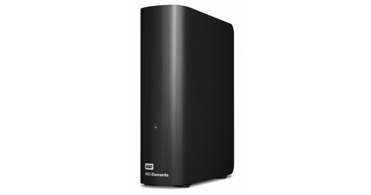 16 ТБ Внешний HDD Western Digital WD Elements Desktop, USB 3.0, черный