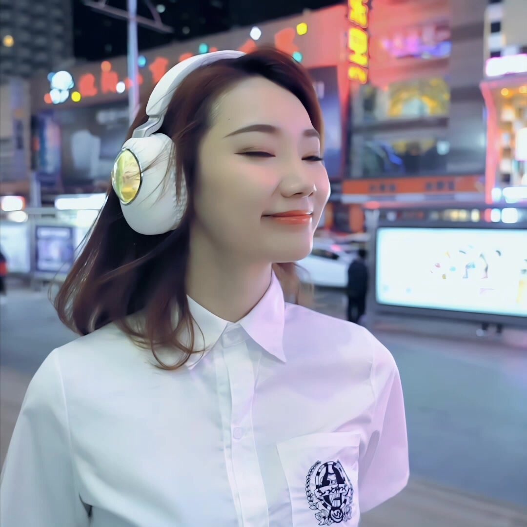 Беспроводные наушники "IHI" с котиками, RGB подсветкой, Bluetooth 5,3 — фото 1