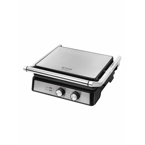 Электрогриль-пресс для дома режим барбекю бутербродница 4537₽