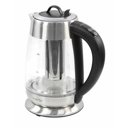 Чайник электрический с подсветкой и заварником 2 л 3013₽