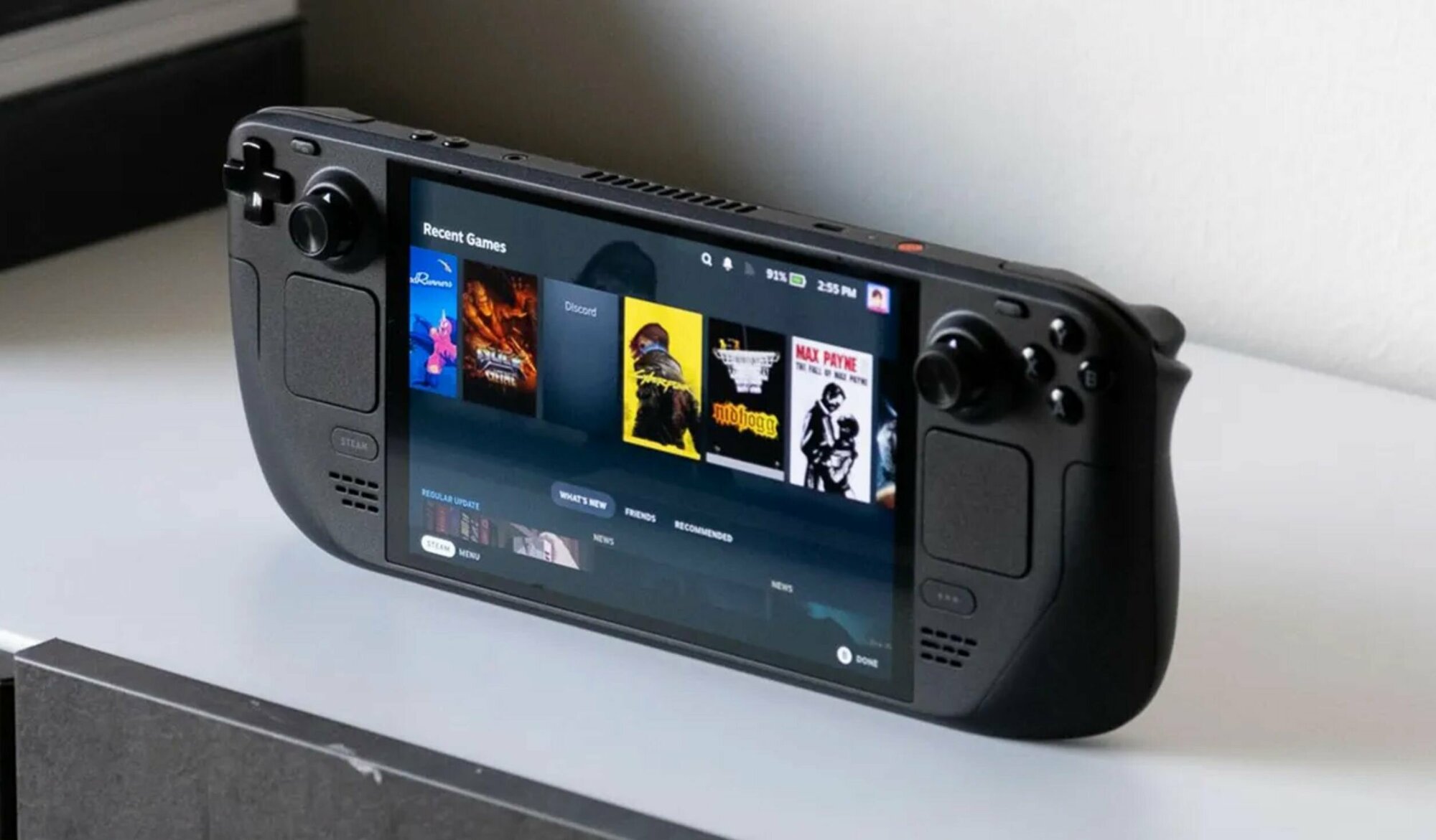 Портативная игровая приставка Valve Steam Deck OLED, 512 ГБ, черная