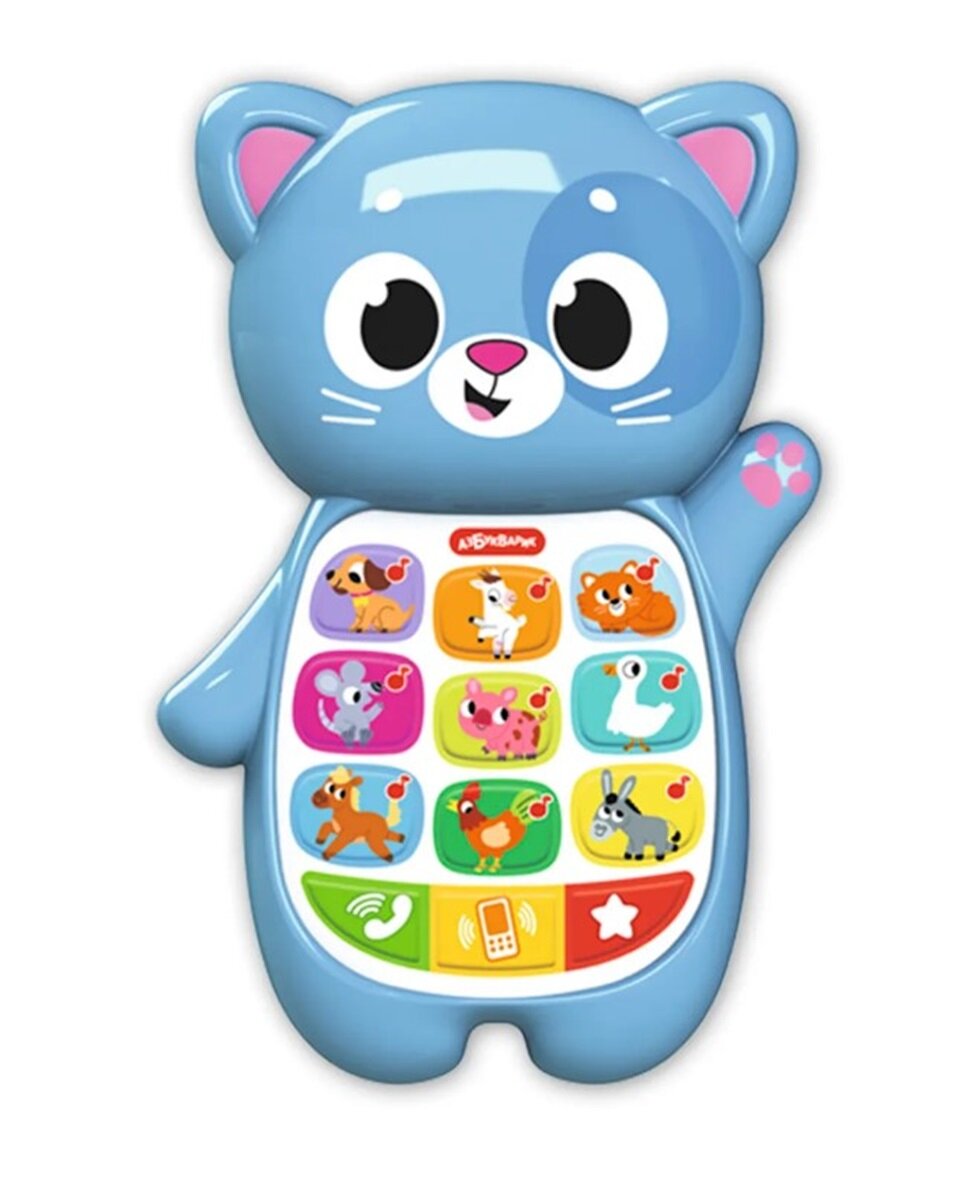 Музыкальная игрушка Азбукварик Смартфончики-зверята Алло, Котёнок! 3328