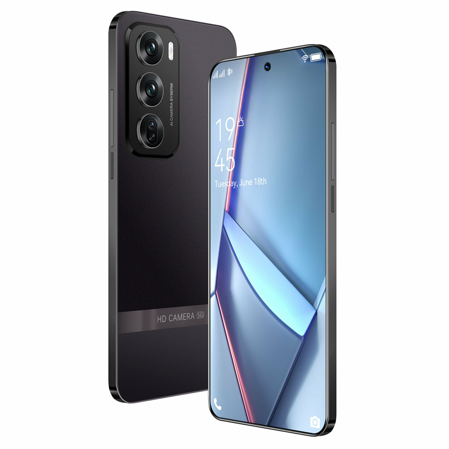 Смартфон Reno 12 Pro, 12/512 ГБ глобальная русская версия, сеть 4g, две SIM-карты, Android 14, 6.7дюйма, ударопрочная и водонепроницаемая защита, мощные игровые функции, гибкая камера, длительное время автономной работы，Интерфейс Type-C