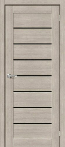 Изображение товара Межкомнатная Дверь с Экошпоном Bravo Браво-22 Cappuccino Melinga / Black Star 600x2000мм (Полотно 1шт) / Браво.
