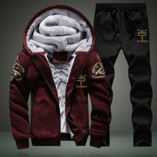 Изображение товара Куртка мужская плюс бархатная, костюм для одежды