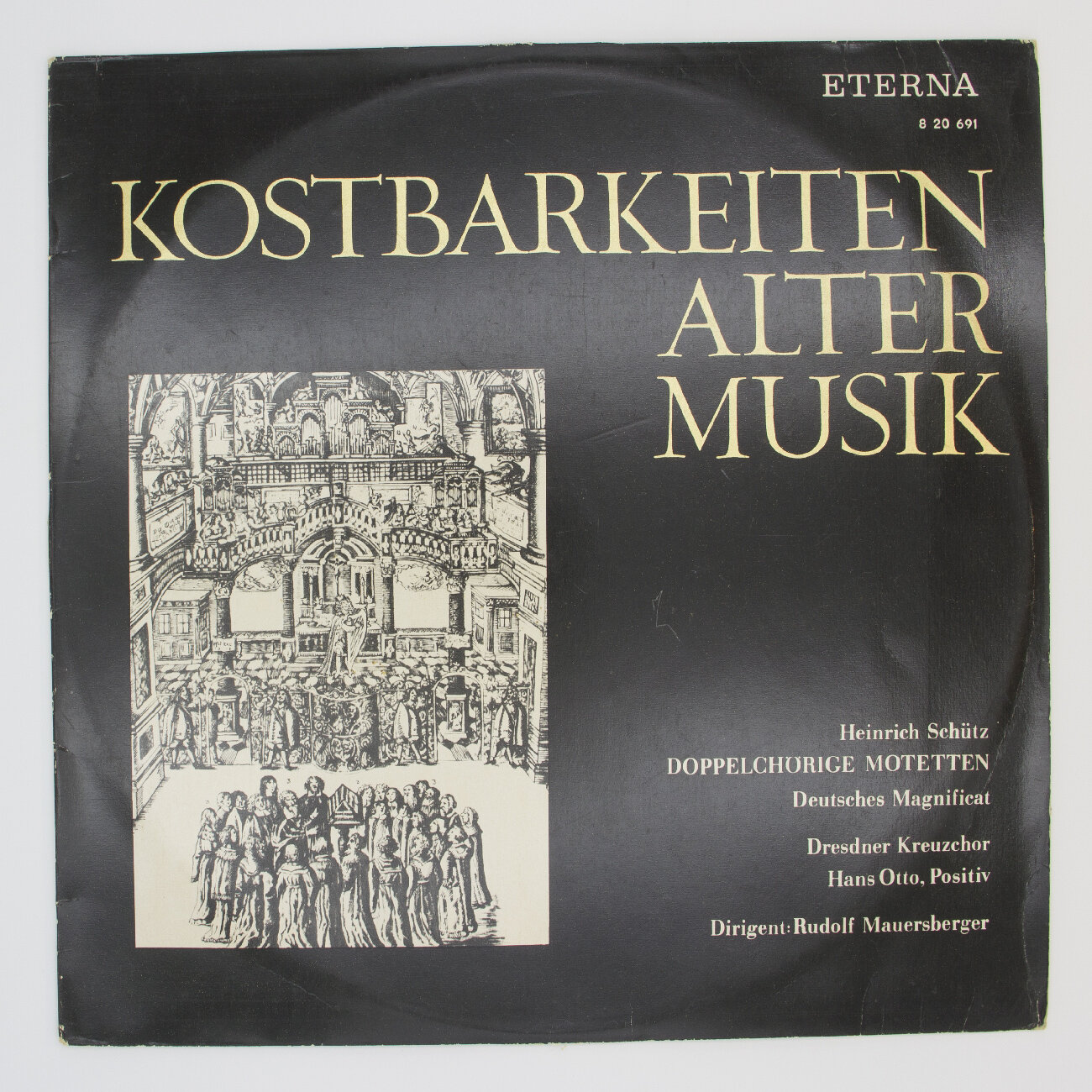 Виниловая пластинка Генрих Шютц - Doppelchorige Motetten Deutsches Magnificat, 1xLP, NM