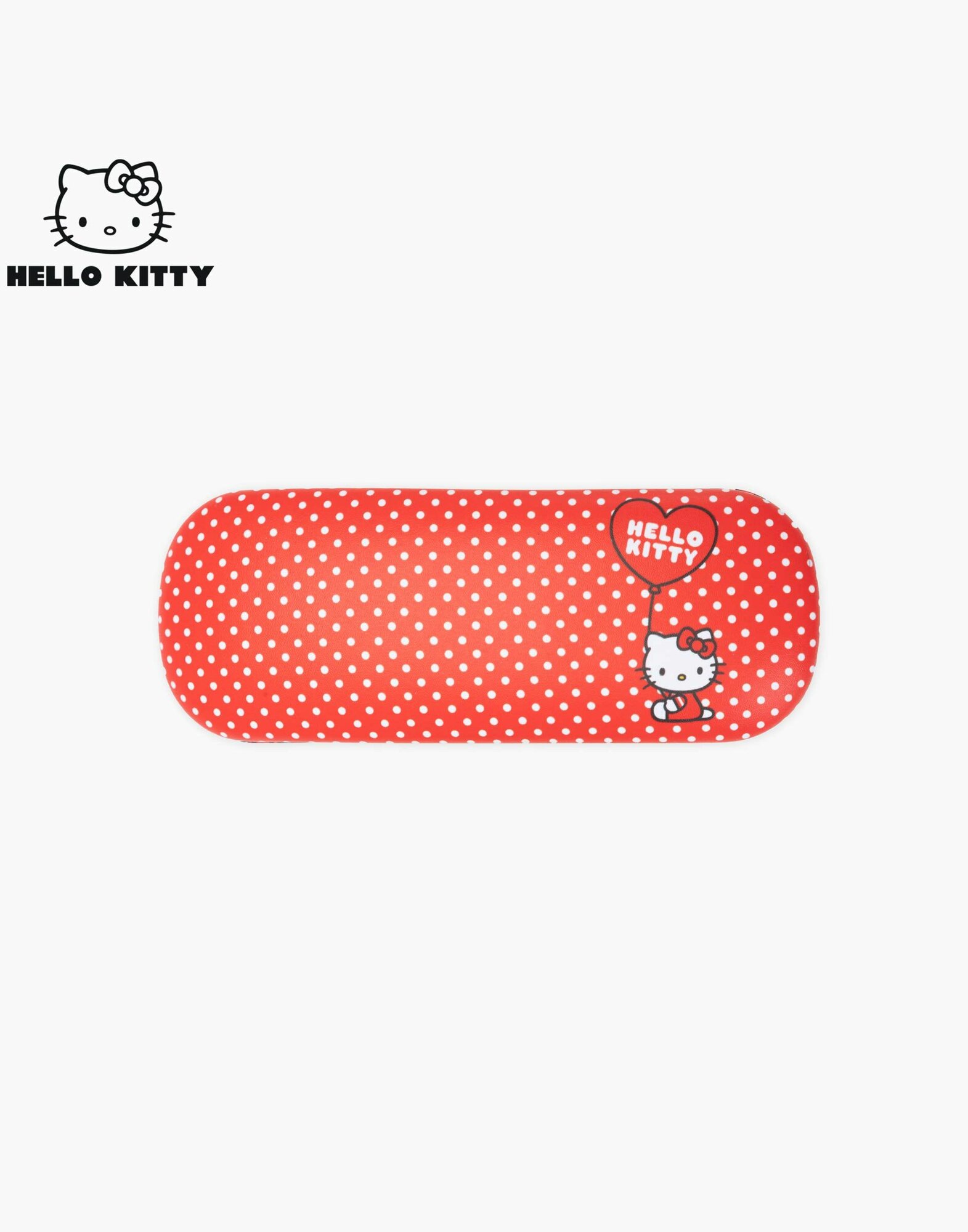Красный двусторонний футляр для очков с принтом Hello Kitty