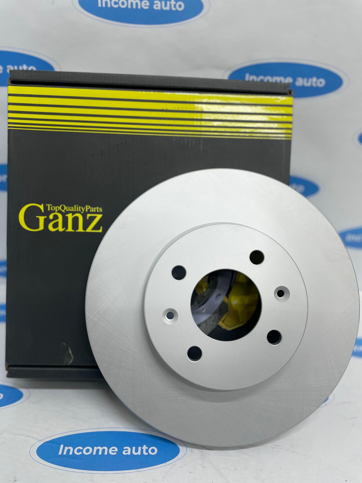 Диск тормозной передний с покрытием HYUNDAI i20. Solaris I II Accent. KIA Pio III IV 17. GANZ GIJ06236