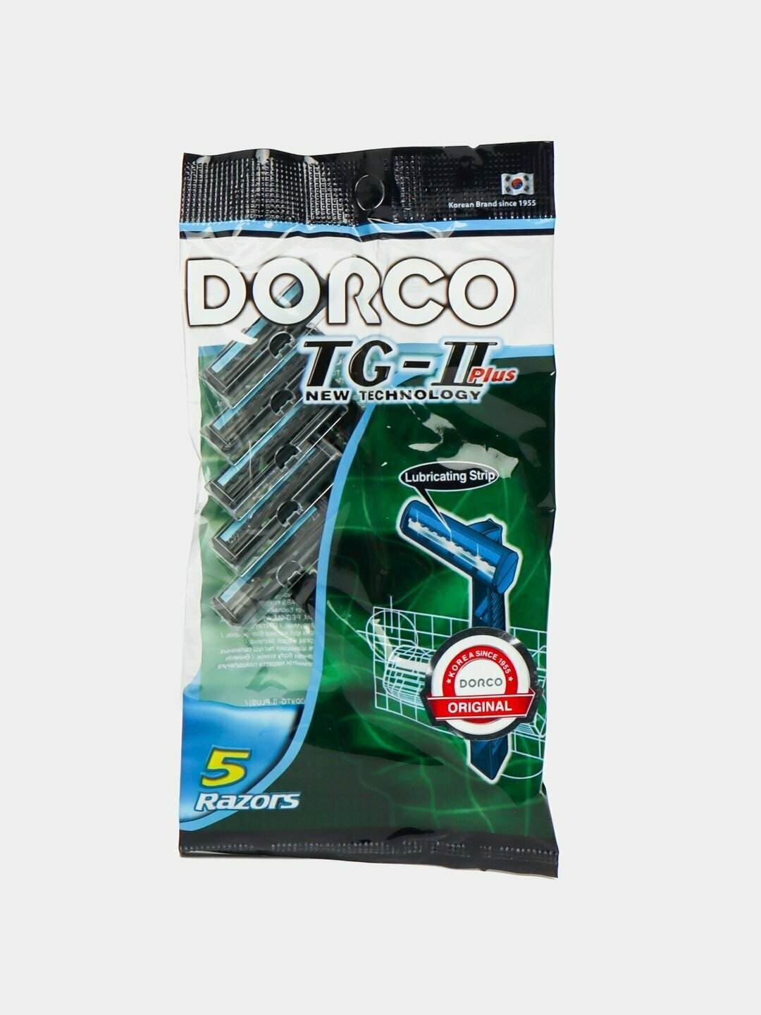 Станок одноразовый DORCO ТЖ PLUS, в упак. 5шт, DORCO TG708NV-5P