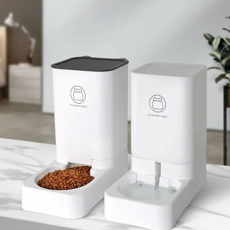 Автоматическая Поилка и Кормушка для животных Диспенсер Корма и Воды Для кошек и собак