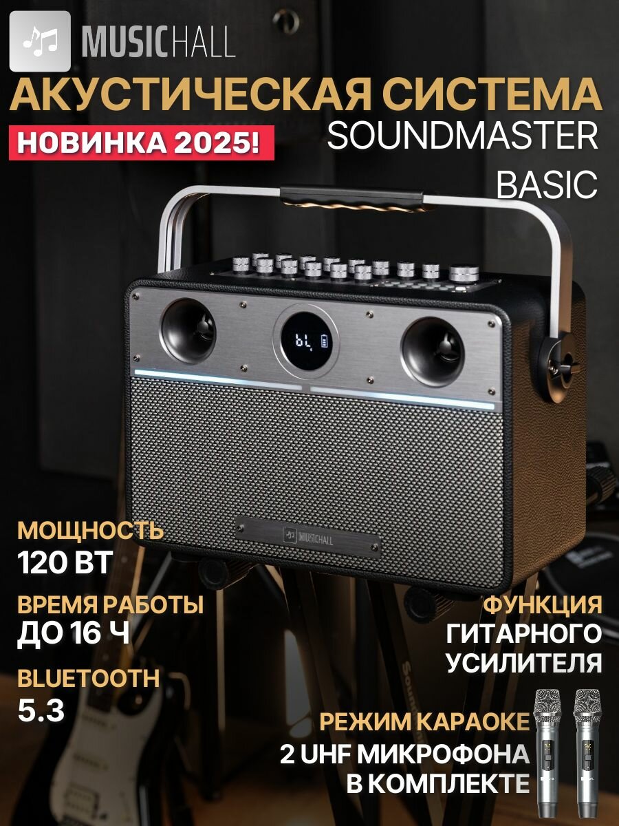 Портативная акустическая система MusicHall SoundMaster Basic