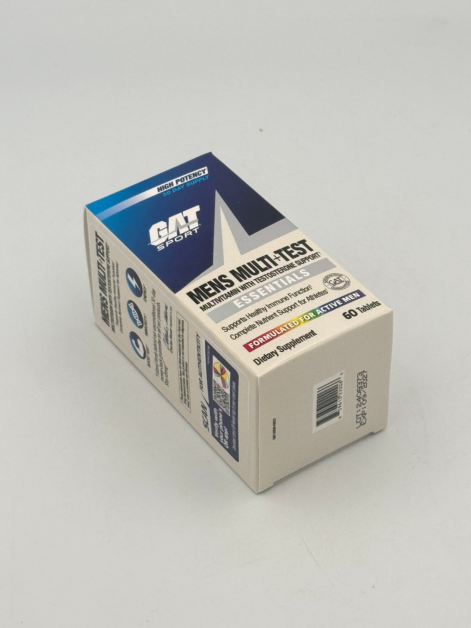 Gat Mens Multi + test 60 tabs витамины с тестостерон бустером — фото 1