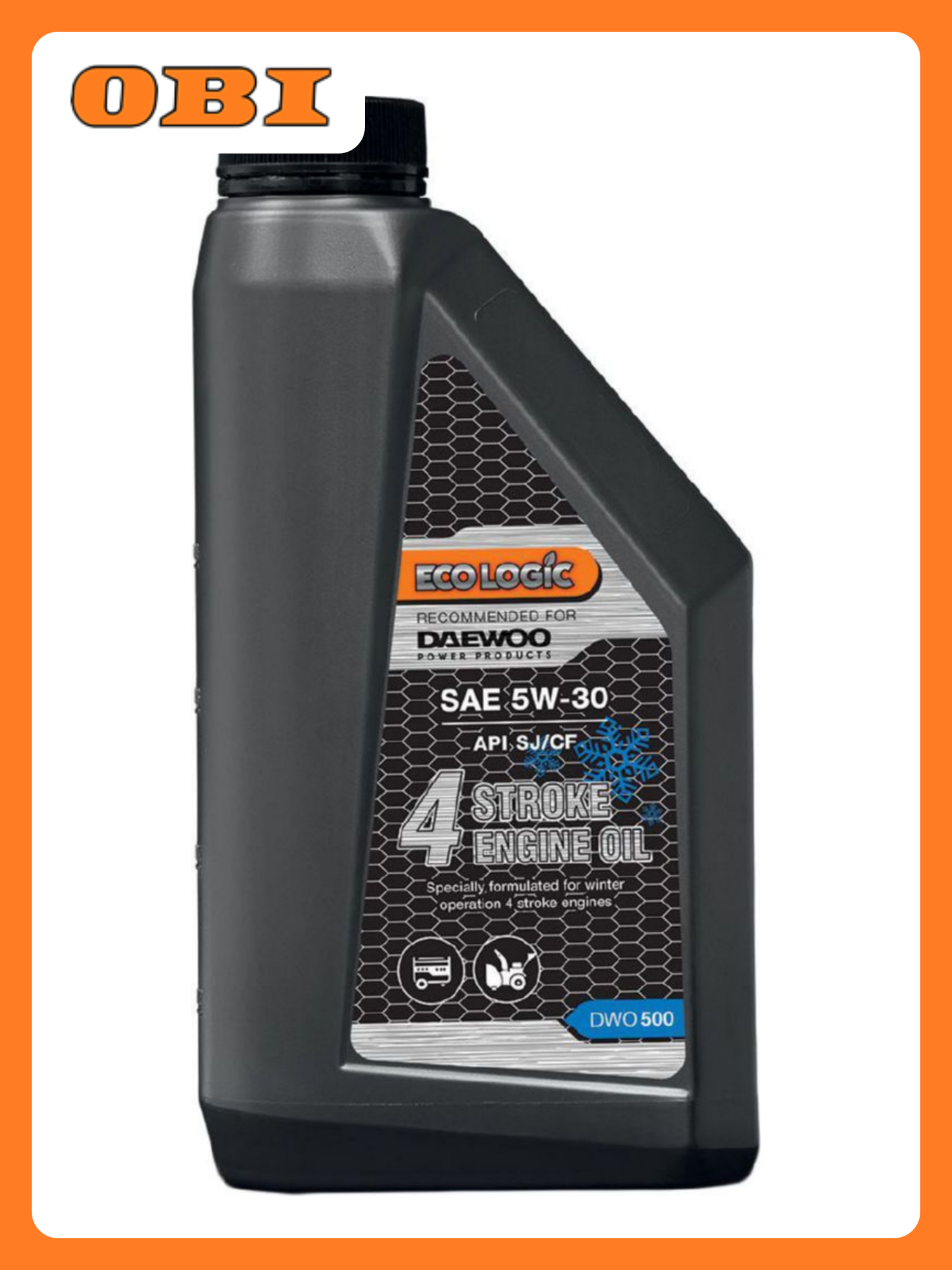 Моторное масло 4Т DAEWOO ECOLOGIC DWO 500 SAE 5W-30 полусинтетическое 1 л