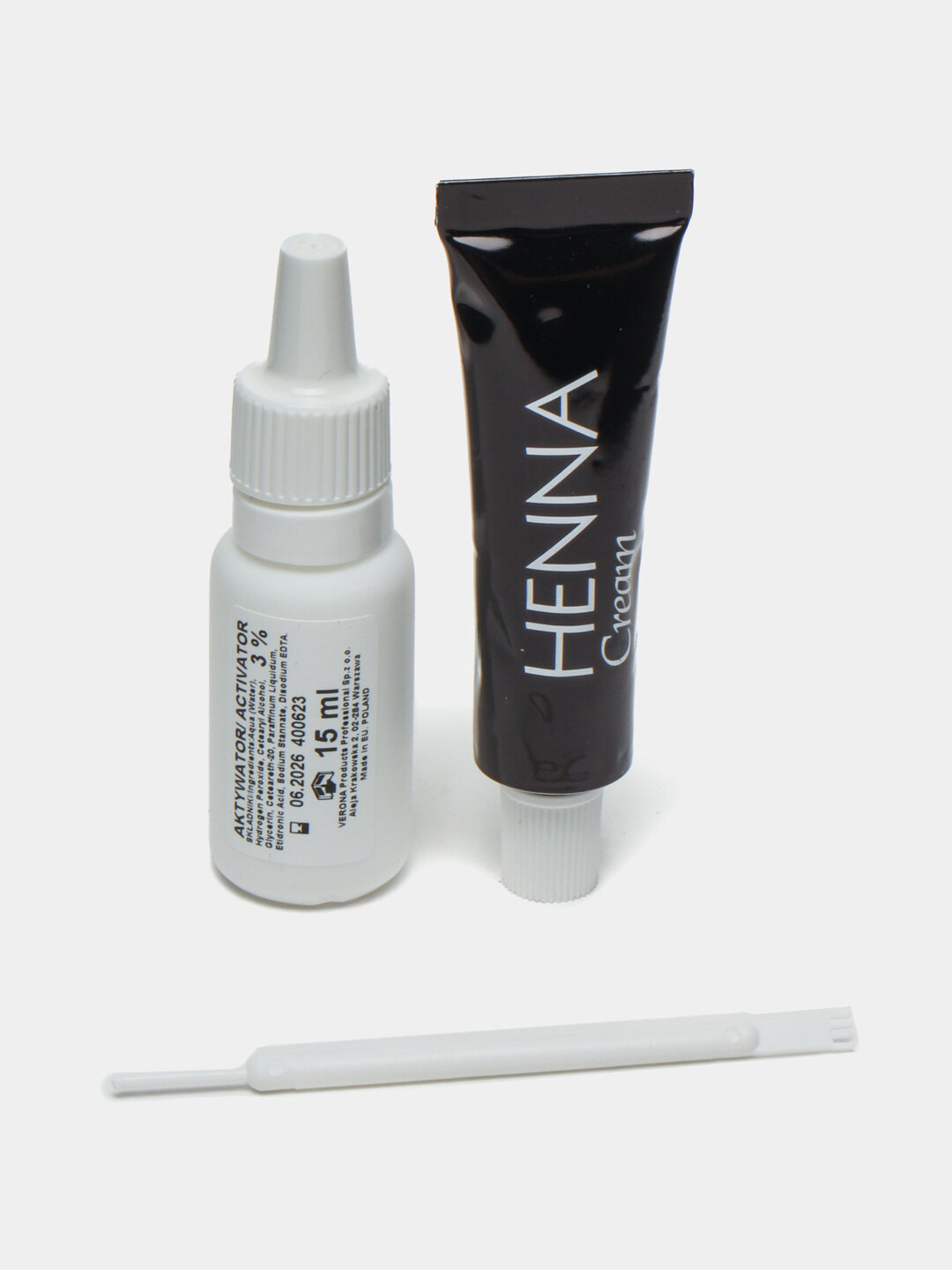 Крем-хна для бровей "Ryana Eyebrow Henna", Польша, стойкая, экономичная, гипоаллергенная, 15мл — фото 1