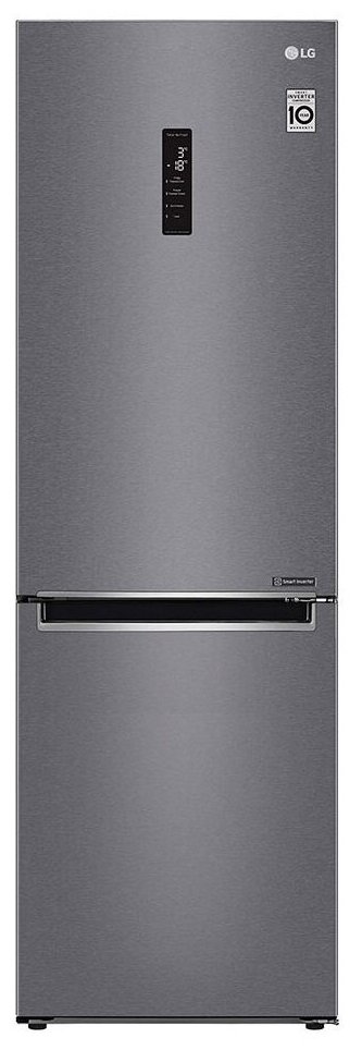 Холодильник LG GA-B509MLSL, графитовый - фотография № 1