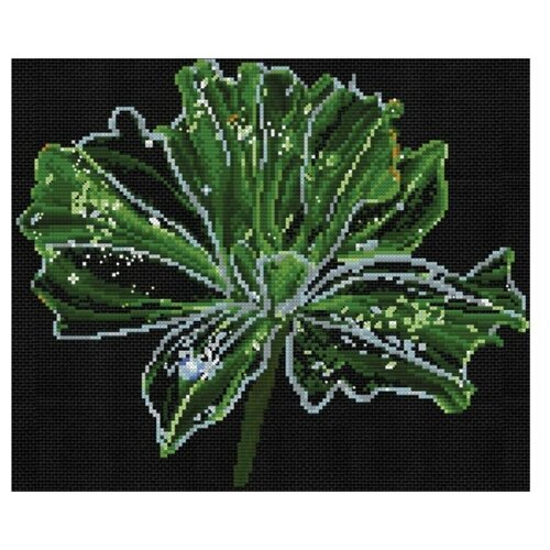 фото Набор для вышивания "неоновый цветок" белоснежка