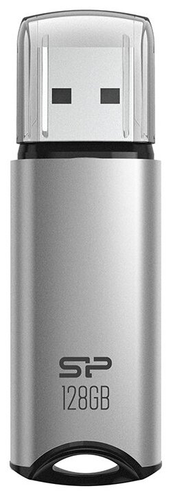 USB флеш накопитель_128 Gb Silicon Power Marvel M02 Silver USB 3.0 / SP128GBUF3M02V1S