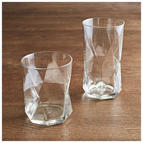 фото Bormioli rocco cassiopea стаканы 410 мл, набор 4 шт. (6/192)