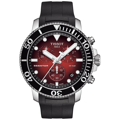 наручные часы tissot t sport черный Наручные часы TISSOT, черный, красный